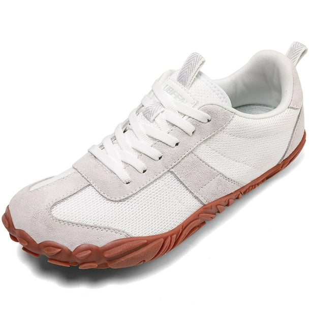 Zapatillas UBFEN Barefoot para mujer/hombre, color blanco, talla 40