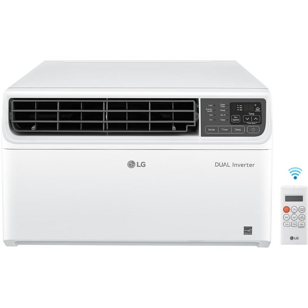 LG 8,000 DUAL Inverter Smart Window Air Conditioner, Cools 340 sq ft, Works with Amazon Alexa - Walmart.com