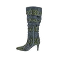 thumbnail image 2 of Bellini Amp Mid High Heel Women Boot In Blue Leopard Multi, 2 of 5
