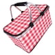 thumbnail image 1 of Cesta de almacenamiento plegable, cesta de picnic plegable con patrón de cuadros Oxford, cesta de picnic aislada, acabado de lujo, 1 of 8