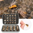 thumbnail image 1 of Qiilu Insect Lures,Fly Lure,40pcs Fly Fishing Lure Artificial Bait Fly Lures Insect Lures with Hook Fishing Accessory, 1 of 8