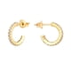 thumbnail image 1 of Par de aretes en Chapa de oro Bluelander dorados CBHH-0154, 1 of 3