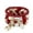 Red, variant on Bohemian Layer Bracelet Set Elastic Beaded String Jewelry for Everyday Style and Layering Trend,6 cm,Red