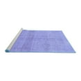 thumbnail image 2 of Ahgly Company Machine Washable Indoor Rectangle Abstract Blue Modern Area Rugs, 6' x 9', 2 of 4