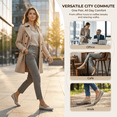 thumbnail image 2 of LANCROP Women's Slip-On Knit Ballet Flats, Flexible Breathable Casual Dress Shoes, 2 of 9