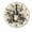 FFclock067, variant on ZXCXRQFa Grapes Wine Glass Bottle Wall Clock Silent 10 Inch Round Decorative Battery Operated Non Ticking Wood Quiet Clocks for Bedroom Office School Home