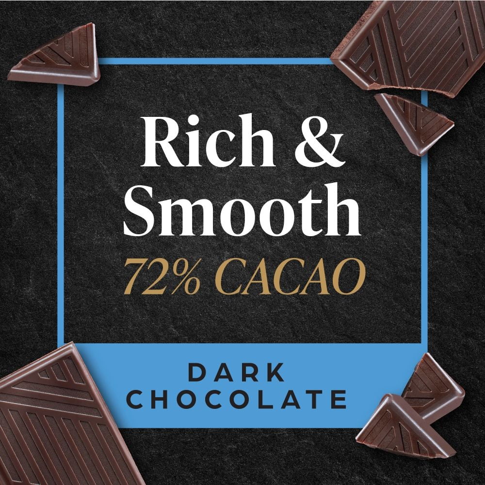 Private Selection Almond Blueberry 72% Cacao Dark Chocolate Swiss Candy Bar 3.5 oz - Pack of 3