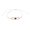 White Rose Gold, variant on Korean Version Bow Weaving Projection Bracelet