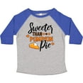 thumbnail image 3 of Inktastic Thanksgiving Sweeter Than Pumpkin Pie Boys or Girls Toddler T-Shirt, 3 of 5