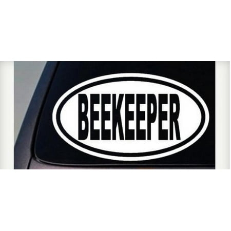beekeeper 6" sticker decal honey beeswax honeycomb bee Comb Hive *C196*