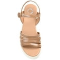 thumbnail image 4 of Journee Womens Miragge Ankle Strap Platform Sandals, 4 of 8