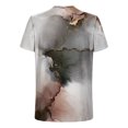 thumbnail image 4 of Qertyioot T-shirt à Manches Courtes Imprimé pour Hommes Col Rond Mode Décontractée Manches Courtes Été Liquidation, 4 of 5