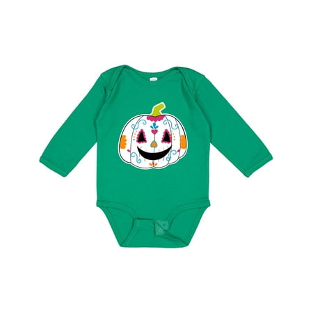 

Inktastic Day of the Dead Pumpkin Gift Baby Boy or Baby Girl Long Sleeve Bodysuit