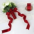 thumbnail image 4 of Bwiyojiz Christmas Decorations Home Decor 300ft Deep Red Solid Satin Ribbon, Christmas Gifts, Red, 4 of 4