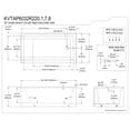 thumbnail image 3 of Kingston Brass KVTAP6032R227 60-Inch Acrylic Rectangular 3-Wall Alcove Tub Combo with Tub Door (Right Hand Drain) in White/Brushed Brass, 3 of 9