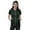 Dark Green, variant on Womens Zip Up Hoodie Short Sleeves Top Pockets Casual Hoodies
