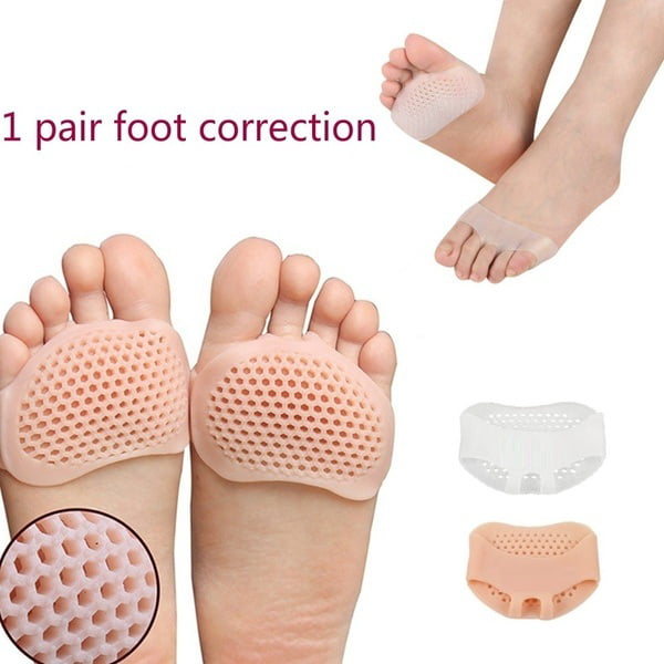 1 Pair Gel Metatarsal Sore Ball Foot Pain Cushions Pads Insoles Forefoot Support 