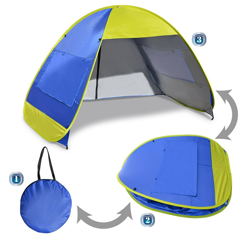 Sunrise Portable Pop Up Beach Tent Sun Shade Shelter, Outdoor Hiking