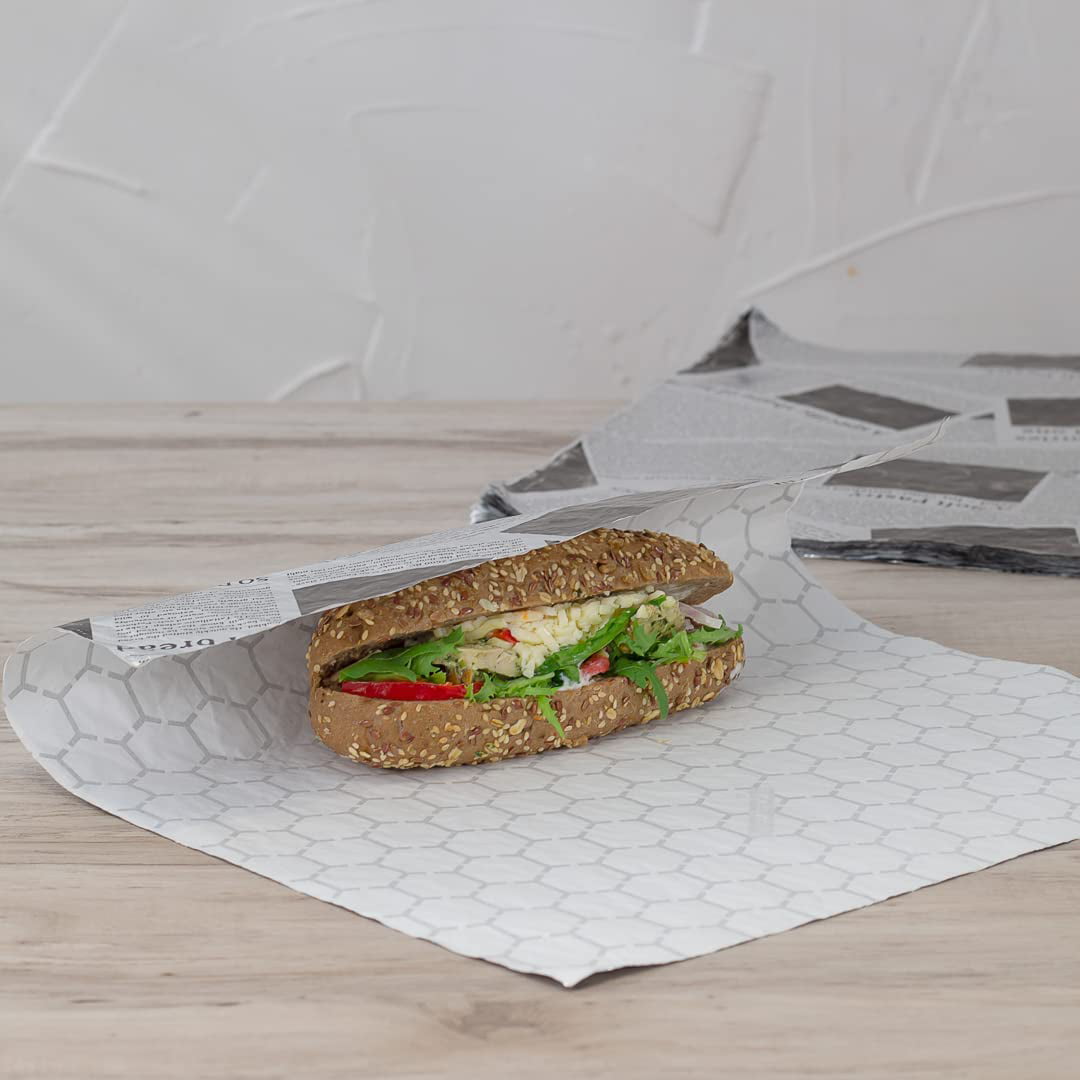 1000 Restaurant Deli 14 x 16 Insulated Aluminum Foil Sandwich Wrap Sheets