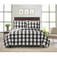 thumbnail image 1 of Mainstays Ensemble couette et drap-housse légers tout-en-un - 7pièces, Lit 2 PL Buffalo Check, 1 of 13
