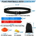 thumbnail image 4 of Cyrico 51.18-Inch Flag Football Belts, 14-Player Adjustable Flag Football Set for Youth & Adults, Ideal Sports Gift for Boys, Non-Contact Outdoor Sports Games and Team Training, 4 of 7