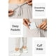 thumbnail image 4 of Pantalones deportivos Joggers SANTINY ligeros para correr para mujer, color beige, 4 of 5