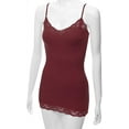thumbnail image 4 of TheLovely Women's Junior and Plus Adjustable Spaghetti Strap Lace Tim Cami Tank Top, 4 of 5