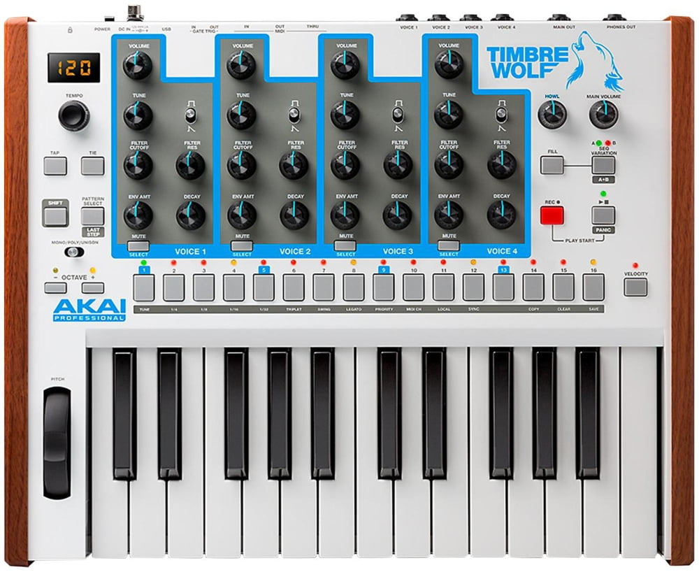 akai professional timbre wolf analog polyphonic synthesizer akai professional timbre wolf analog polyphonic synthesizer