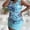 Blue Leaf, variant on 2026 Print Strapped Two Piece Plus Size Tankini Women High Waist Curvy Swimsuit Lady Push UP Hollow Big Bathing Suit