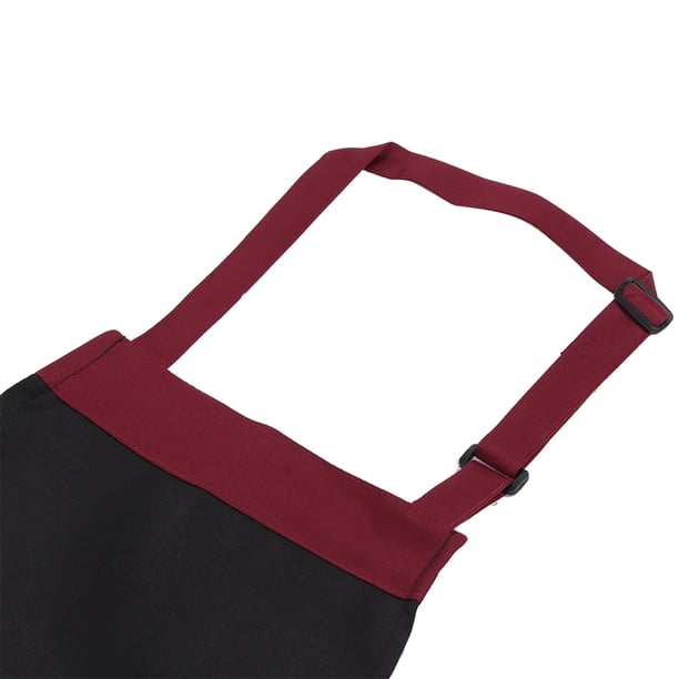 Delantal De Cocina Impermeable Cómodo De 77x62cm De Trabajo Delantal De Trabajo Con Bolsillos Para El Hogar Del Hotel