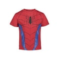 thumbnail image 3 of Marvel Spider-Man Spider-Verse Venom Miles Morales Big Boys 3 Pack T-Shirts Toddler to Big Kid, 3 of 5