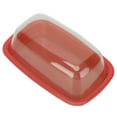 thumbnail image 1 of Bandeja para mantequilla BuyWeek caja de almacenamiento curva Soporte para queso estética elegante, 1 of 12