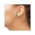 thumbnail image 2 of JewelersClub 0.50 CTW Ruby Stud Earrings – 0.925 Sterling Silver| Hypoallergenic Studs for Women – Oval Cut Set with Push Backs, 2 of 3
