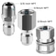 thumbnail image 2 of Adaptadores para Lavadora a Presión FLhrweasw 3 Unids/set NPT Desconexión Rápida Acero Inoxidable 3/8, 2 of 9