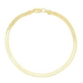thumbnail image 4 of JewelStop 10K Yellow Gold 2.8mm Herringbone Chain with Polished Finish and Lobster Clasp - 16in, 4 of 7