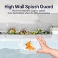 thumbnail image 2 of Splash Guard For Bathtub Kids, Bath Tub Splash Guard For Tub Kids, Tub Topper Splash Guard For Kids With Suction Cups To Bath Tub, Splash Guard Play S, 2 of 5