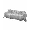 thumbnail image 2 of Greyish Tree Sofa Couch Covers for 3 Cushion Couch,Washable L Shape Sectional Sofa Covers for Loverseat,Rustic Vintage Abstract Graffiti Oil Painting Art Slipcover Throw Blanket Futon Cover 71x134, 2 of 8