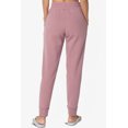 thumbnail image 2 of TheMogan Women's S~3X Active Lounge Drawstring Elastic High Waist Jogger Sweat Pants, 2 of 7