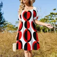 thumbnail image 2 of Mod Circles Sleeveless Dress clothes for women clothes, 2 of 6