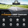 thumbnail image 5 of New 1080P Driving Recorder With Four Recordings HD Night Front, Back, Left And Right, 5 of 5