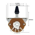 thumbnail image 3 of 1X Electric  Guitar 5Way Toggle Switch Pickup Selector for ST SQ FD Electric Guitar Parts, 3 of 9