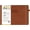 Brown, variant on Notary Journal Log Book, Notary Book with 390 Record Entries, 10"X7" Notary Log Books Notarial Public Journal for Notarial Acts, Hardcover, 120gsm Thick Numbered Pages, Brown