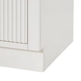 thumbnail image 5 of ARIEL Milan 30 Inch Single Oval Sink Bathroom Vanity with Carrara White Quartz Countertop 1.5 Inch in Warm White, 5 of 7