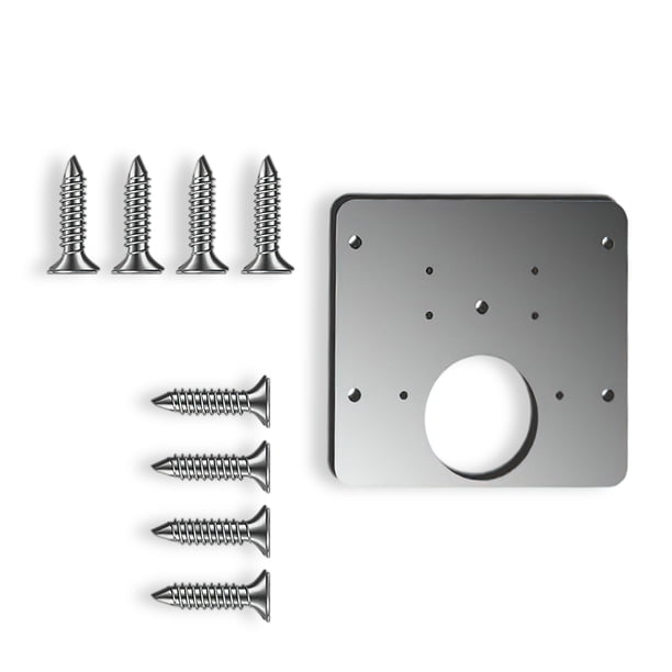 Kenally Plantilla de placa de reparación de bisagra con suministros de soporte de tornillo 1 placa 8 tornillos Type3 NO3 Kenally TO001029-01B