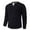 Black, variant on Men's Fake Two Piece Sweater Round Neck Elastic Knit Base Layer Long Sleeve