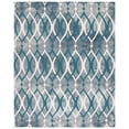 thumbnail image 3 of Safavieh Dip Dye Britton Distressed Wool Area Rug, Gray/Ivory Blue, 10' x 14', 3 of 13