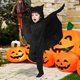 thumbnail image 3 of Disfraz de murciélago para niños ZHCH mono con capucha y alas para Halloween 110-130 cm, 3 of 5