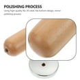 thumbnail image 4 of Miangastore Ground Tamper Tool Compactor Silver Solid Wood 1Pc 3.5x2.4x2.4in, 4 of 8