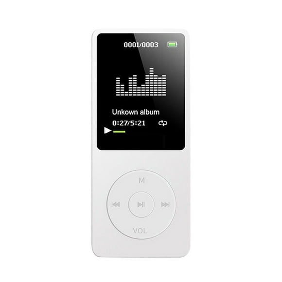 64 GB Lecteur de Musique Lecteur de Musique Portable MP3 à Écran de 1,8 '' avec Enregistrement Vocal Radio FM pour Enfants Adultes
