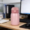 thumbnail image 6 of Zeiyignr Water Bottle Small Stainless Steel Thermoses, Insulated Vacuum, Leak Proof, Keeps Drinks Hot/Cold, Ideal for Coffee, Beverage, Water Pink, 6 of 7